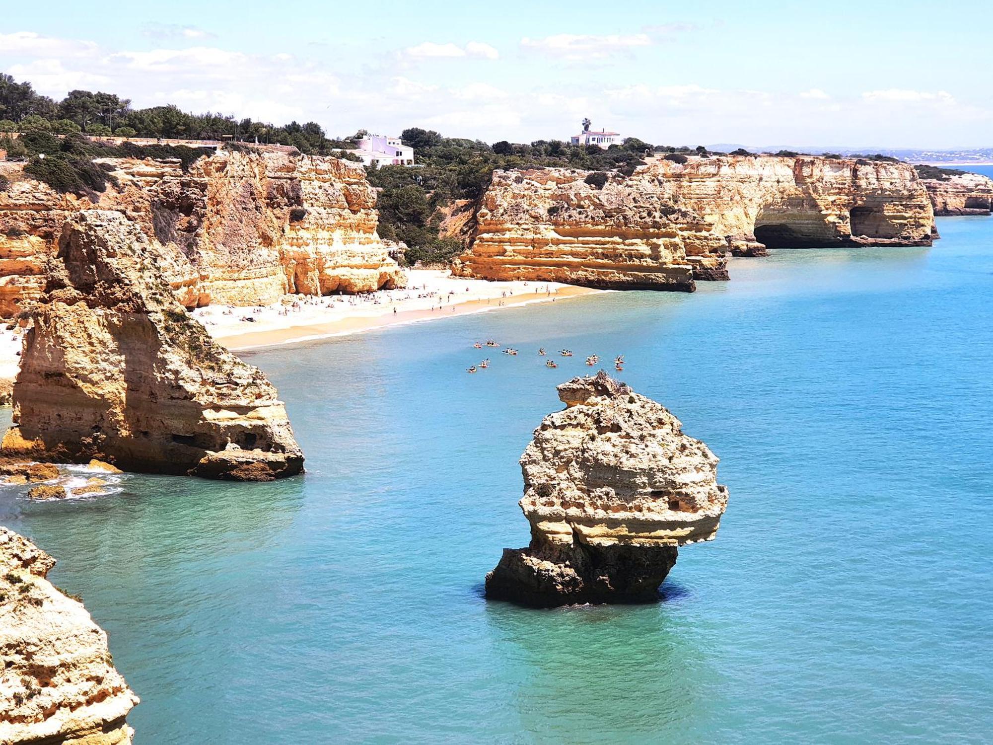 White T1 - Ocean View Appartement Albufeira Buitenkant foto